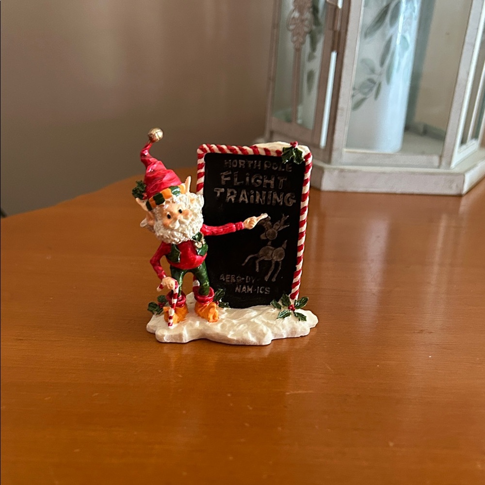 The North Pole Village Duffy Elf